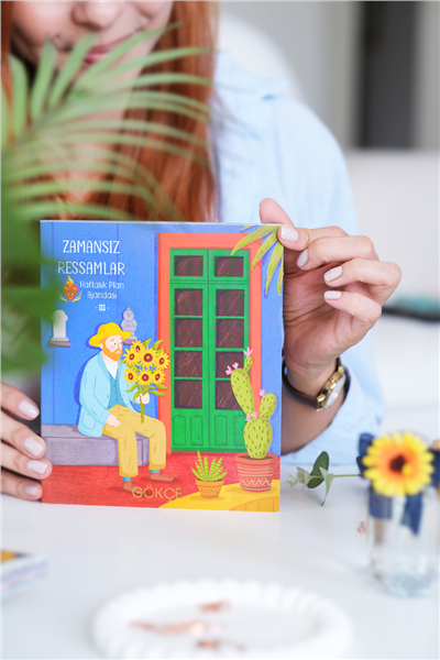 Kişiye Özel Zamansız Ressamlar Tarihsiz Ajanda,Van Gogh ve Ayçiçekleri