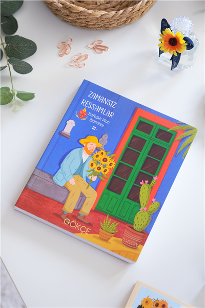 Kişiye Özel Zamansız Ressamlar Tarihsiz Ajanda,Van Gogh ve Ayçiçekleri