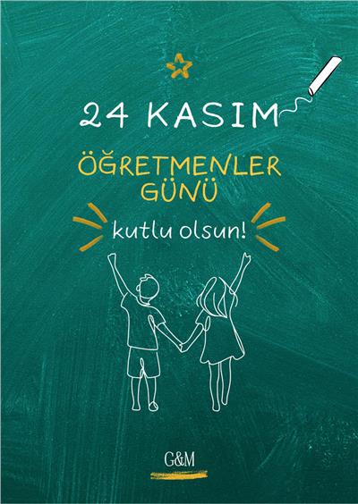 Öğretmenler Günü Tebrik Kartı