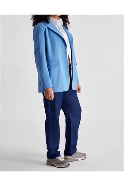 Kadın Mavi Blazer Ceket