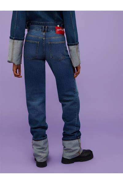 Kadın Slim Fit Jean Kot Pantolon