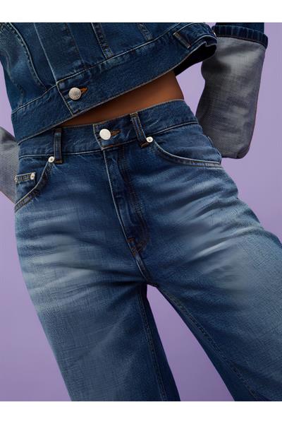 Kadın Slim Fit Jean Kot Pantolon