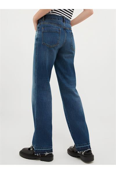Kadın Straight Jean Kot Pantolon