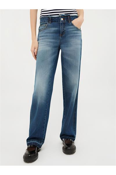 Kadın Straight Jean Kot Pantolon