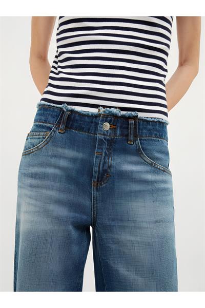 Kadın Straight Jean Kot Pantolon