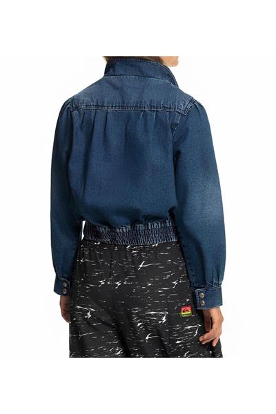 Kadın Vintage Kot Denim Ceket