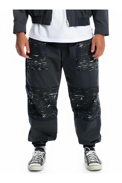 Unisex Jogger Bol Siyah Pantolon