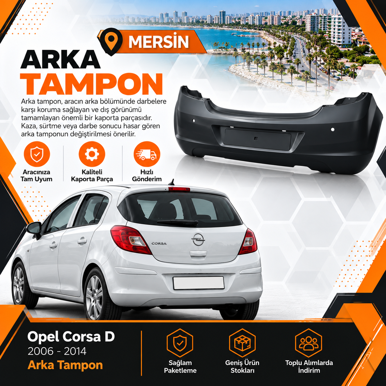 Opel Corsa D Arka Tampon Ne Zaman Değiştirilmelidir?