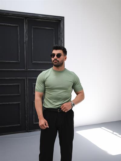 YEŞİL TRİKO TİŞÖRT