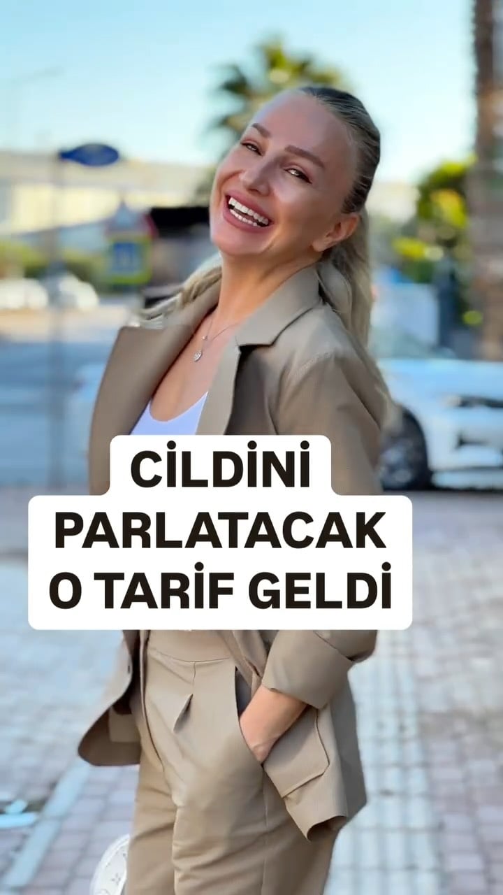 CİLDİNİ PARLATACAK O TARİF GELDİ