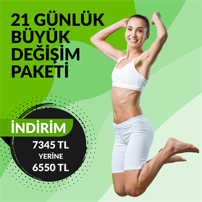 21 Günlük Büyük Değişim PaketiÜrünlerimiz