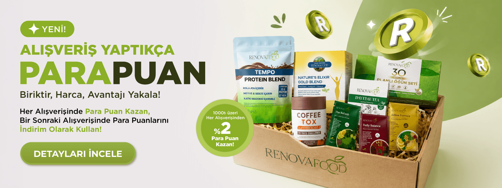 Harcadıkça RenovaPuan Kazan!
