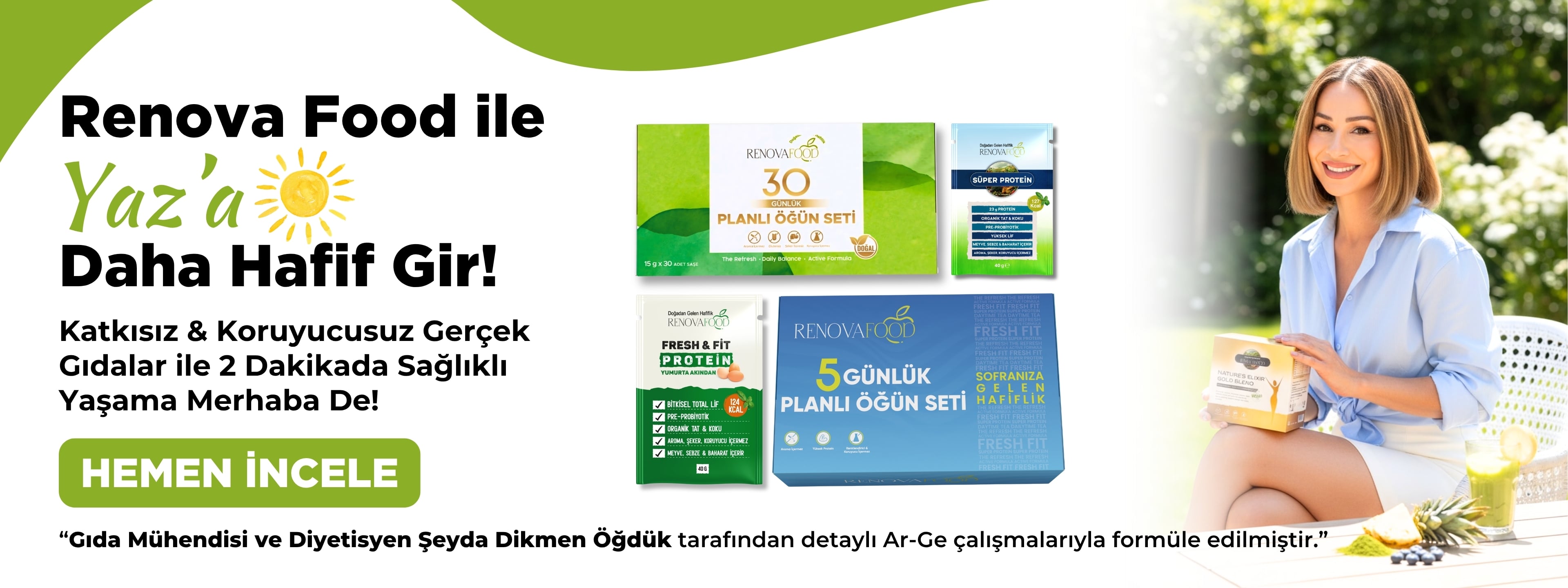 Renovafood ile Bahara Daha Hafif Gir!