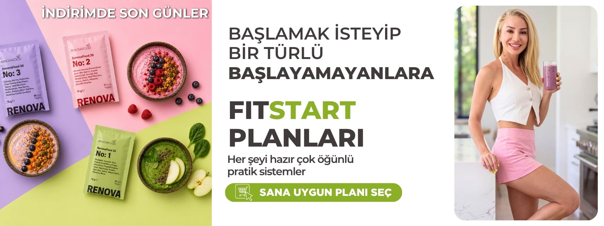 Sana Uygun Fitstart Planını Seç!