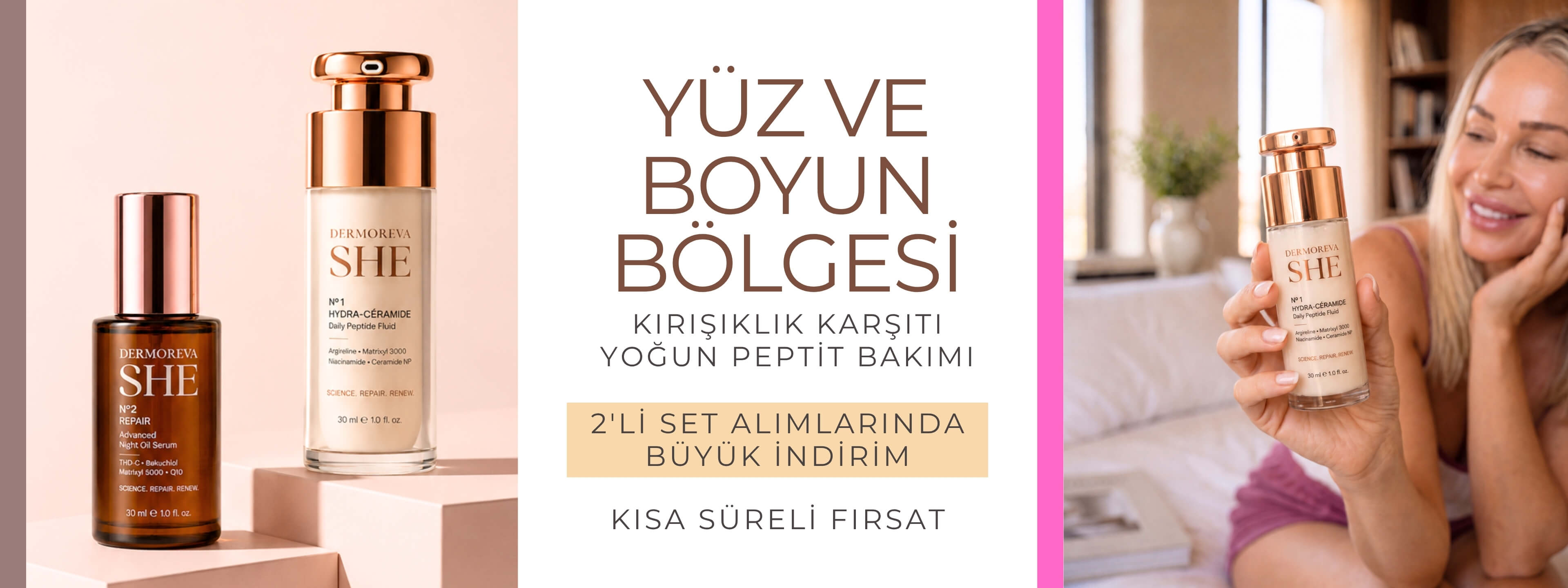 Yaşlanma Belirtilerine Veda Edin! 2'li Set İndirimde!