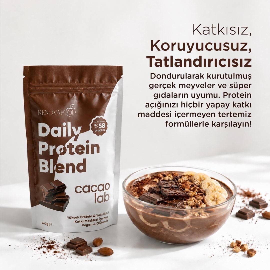 Cacao Lab Bitkisel Protein Karışımı