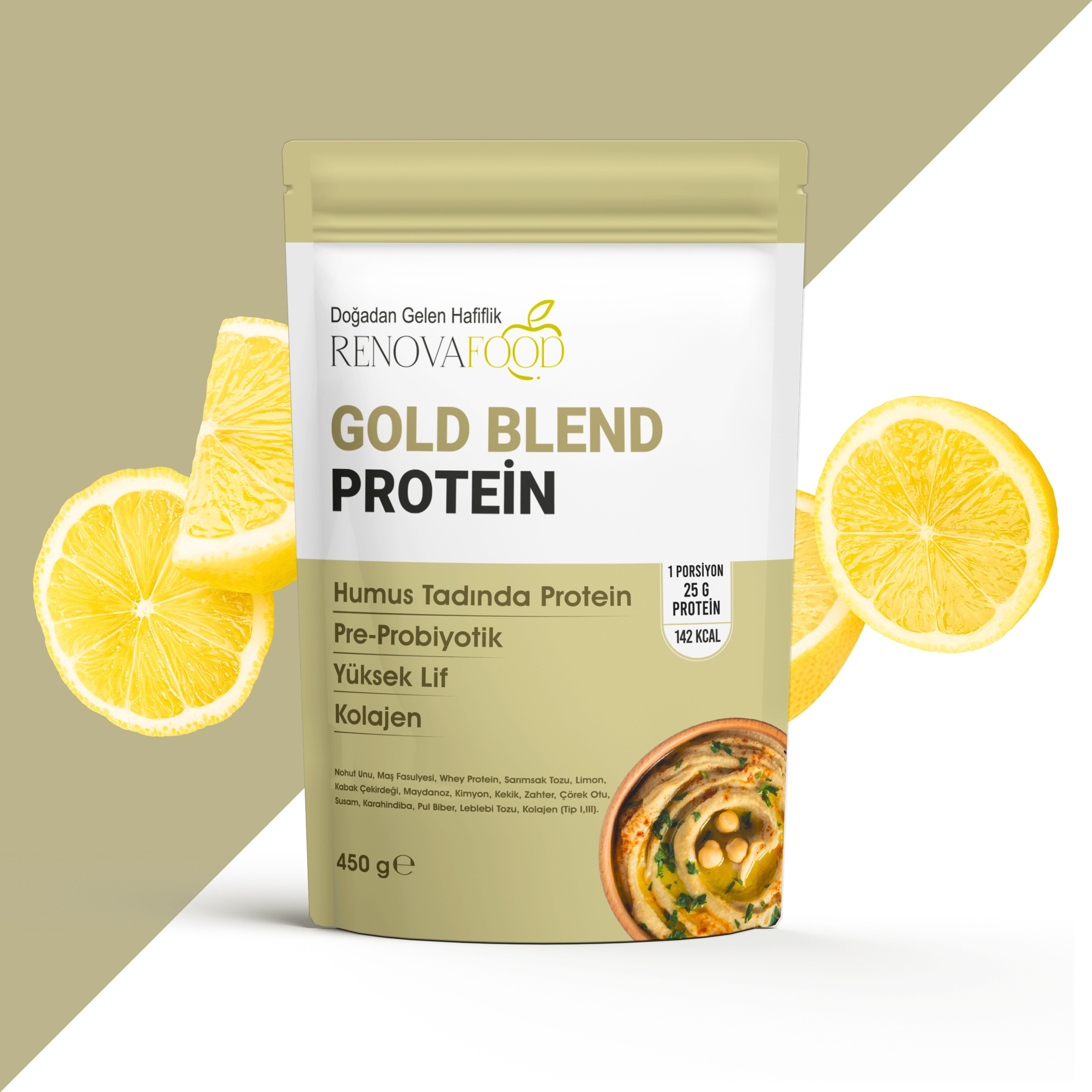 Gold Blend Protein | Tuzlu Yüksek Proteinli, Lifli ve Kolajen