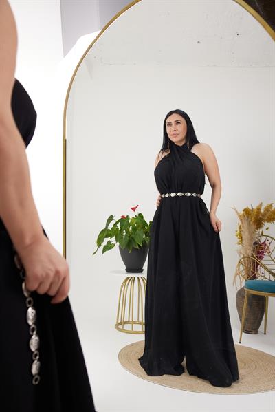 Bol Kesim Saten Tulum