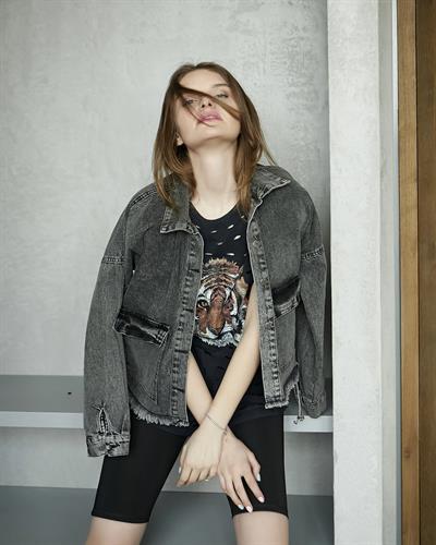 Kot Ceket Antrasit Gri