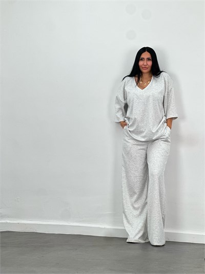 V Yaka Oversize Modal Takım