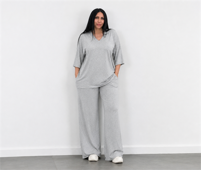 V Yaka Oversize Modal Takım