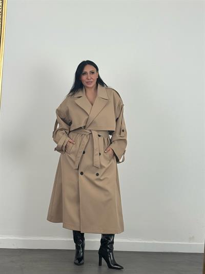 Yüksek Kalite Astarlı Trençkot