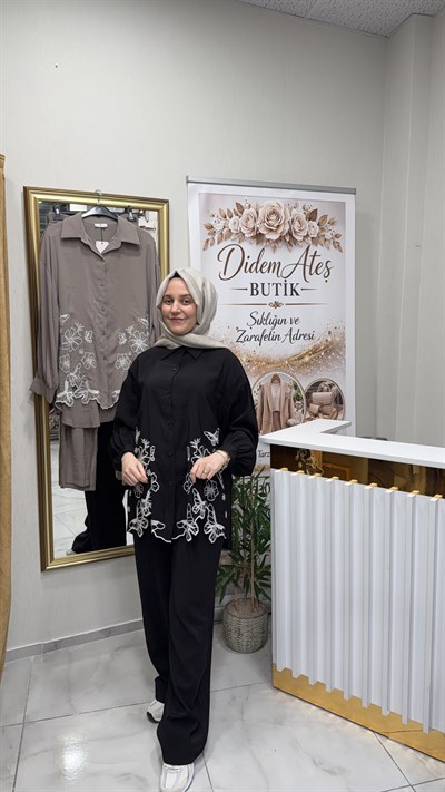 İthal Nakış Desenli Otantik Takım