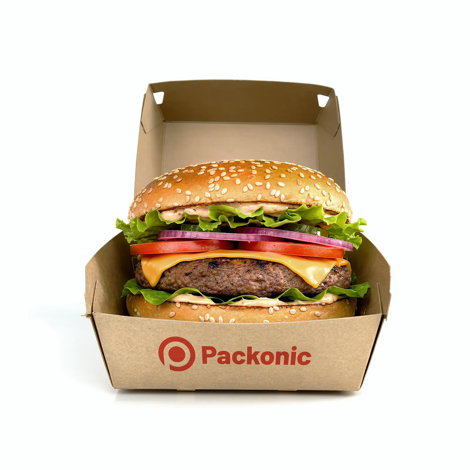 Kraft burger box