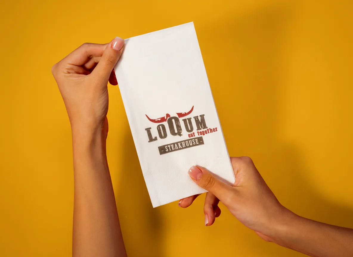 Custom printed napkins