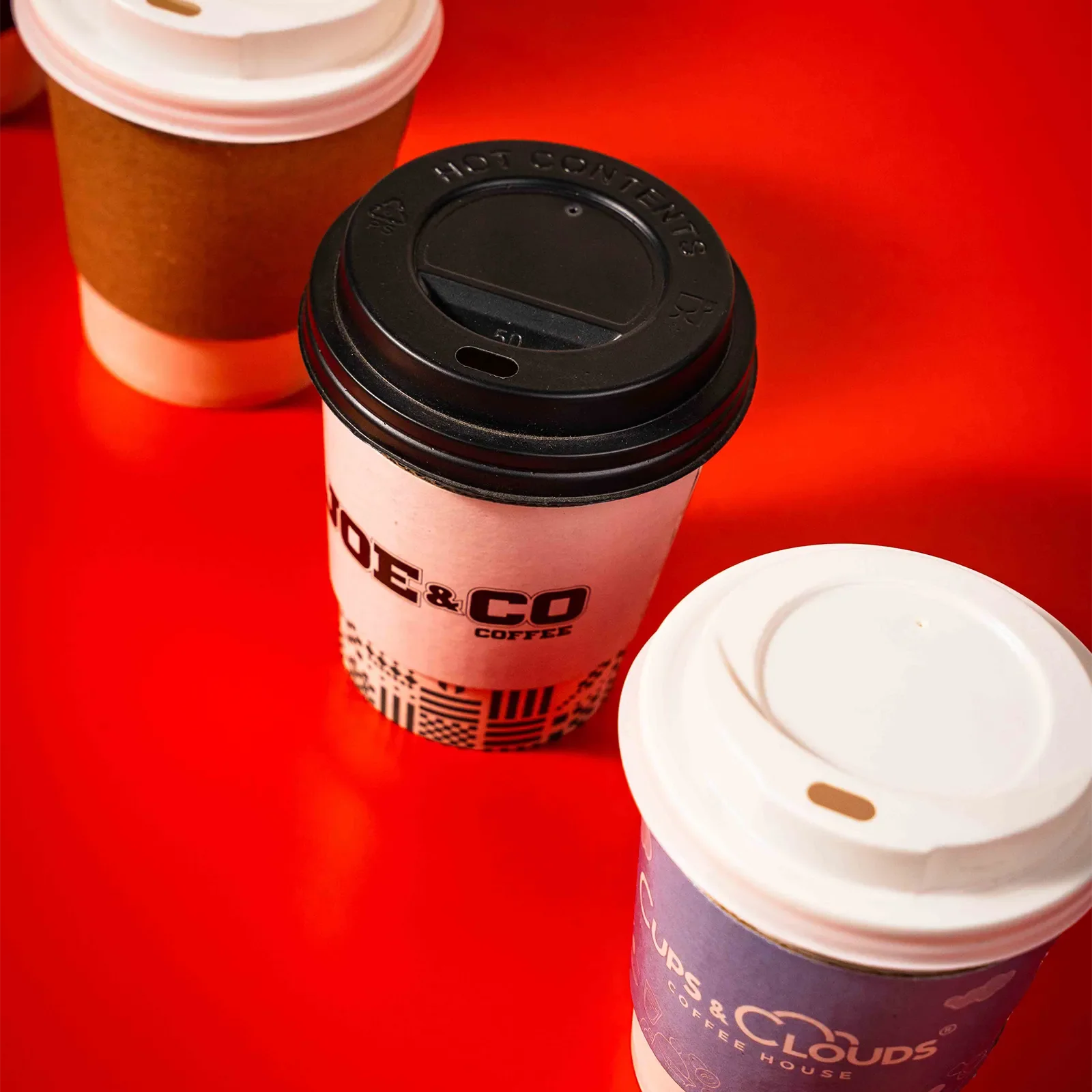 Paper cup lids
