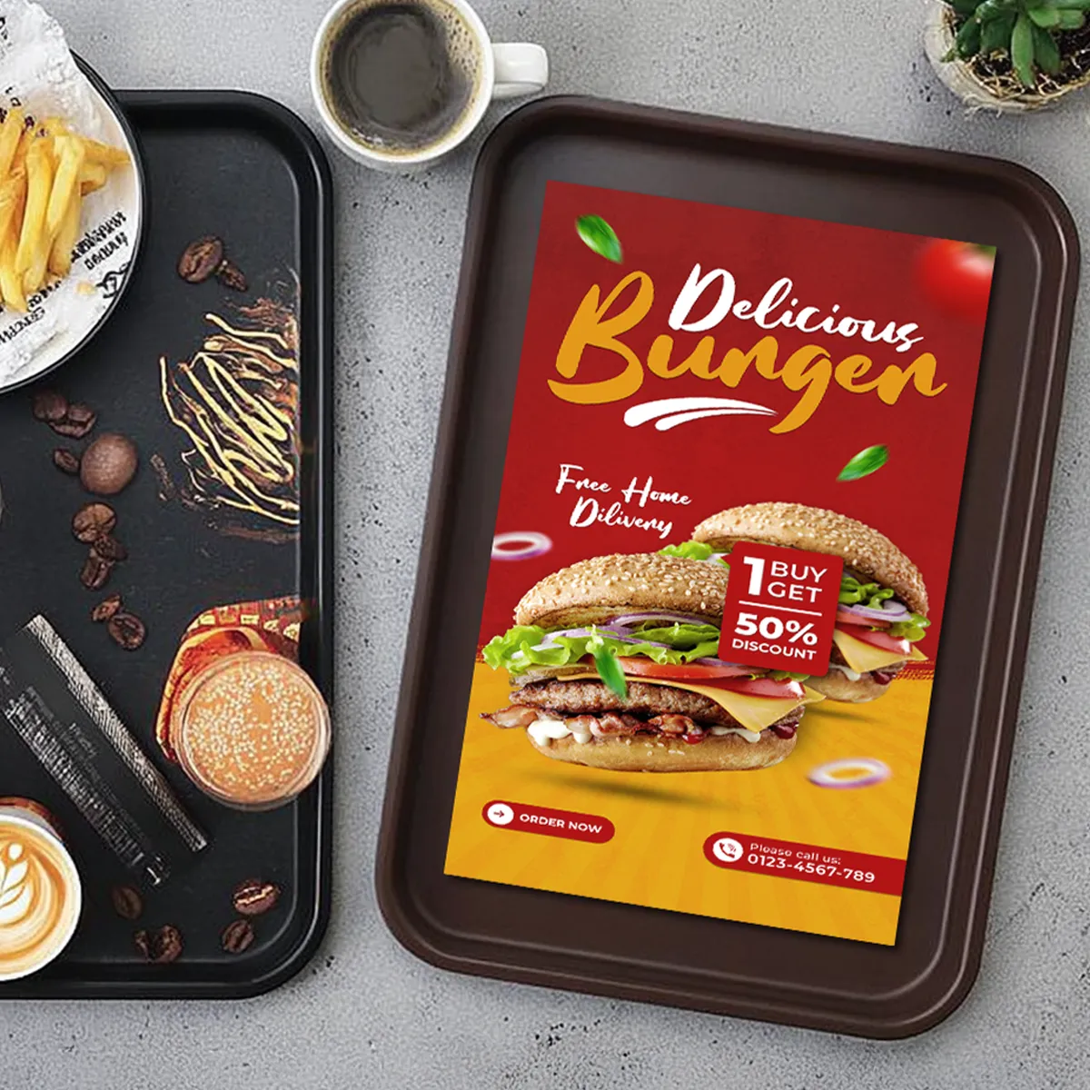 White greaseproof tray liners