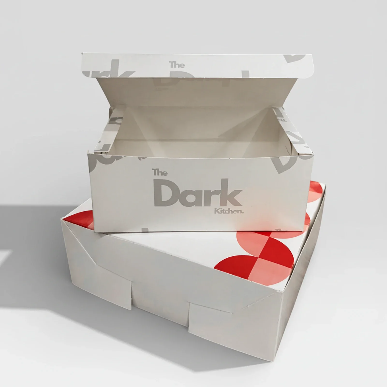 Custom printed meal box white easy assembly