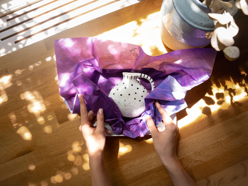 Tissue paper samples