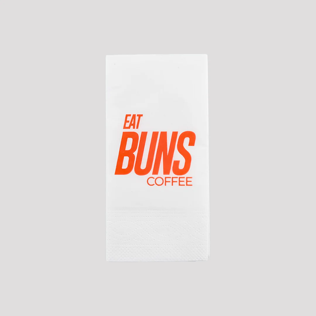 White napkins