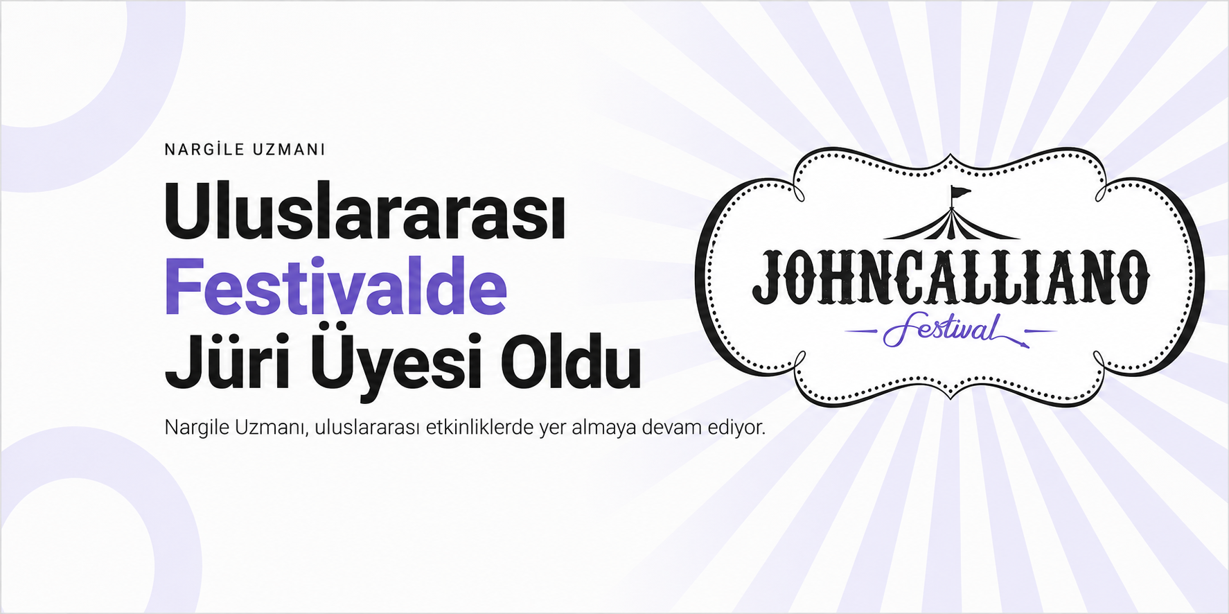 Nargile Uzmanı Uluslararası Festivalde Jüri Üyesi Oldu