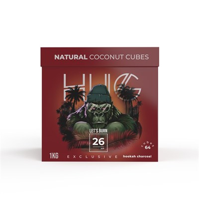 Hug Coal 26 mm Nargile Kömürü – 1 kg