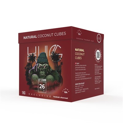 Hug Coal 26 mm Nargile Kömürü – 1 kg
