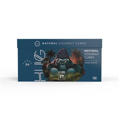 Hug Coal 27 mm Nargile Kömürü – 1 kg