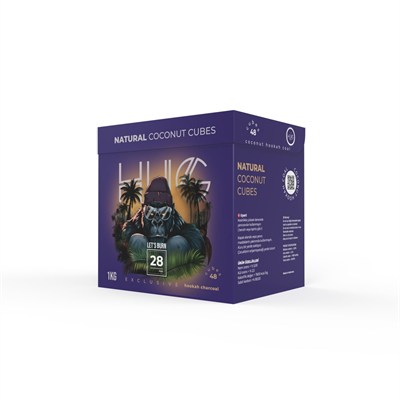 Hug Coal 28 mm Nargile Kömürü – 1 kg