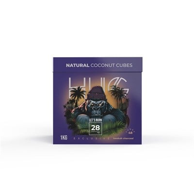 Hug Coal 28 mm Nargile Kömürü – 1 kg