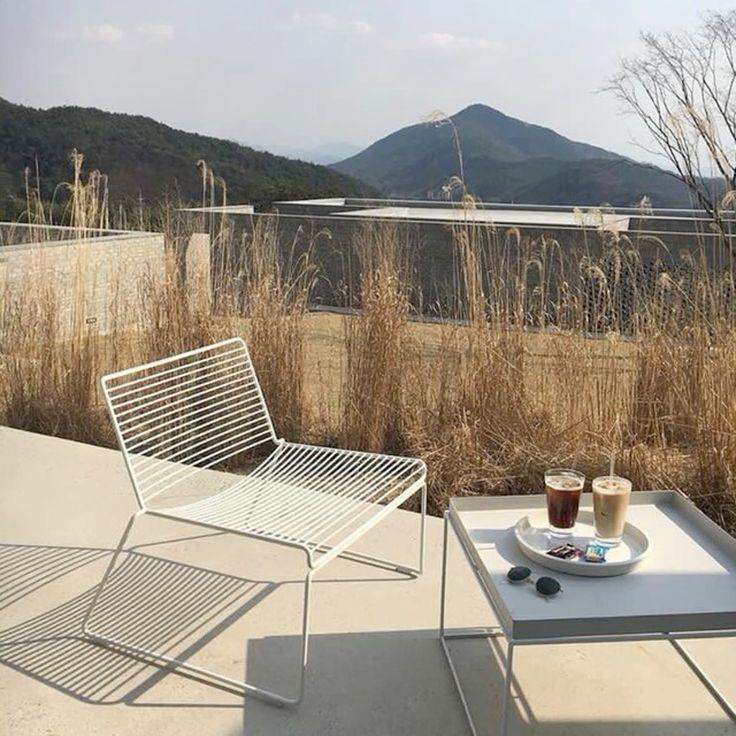 SLLER Yeni Nesil Balkon Sandalyesi Portatif Tel Model Balkon Sandalyesi(Beyaz)