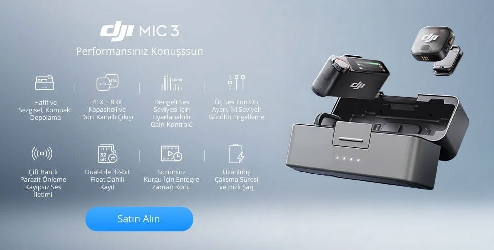 DJI Mic 3 Mikrofon