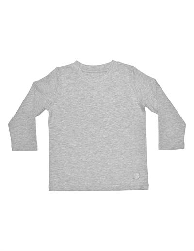 Basic Çocuk Gri Uzun Kol T-shirt