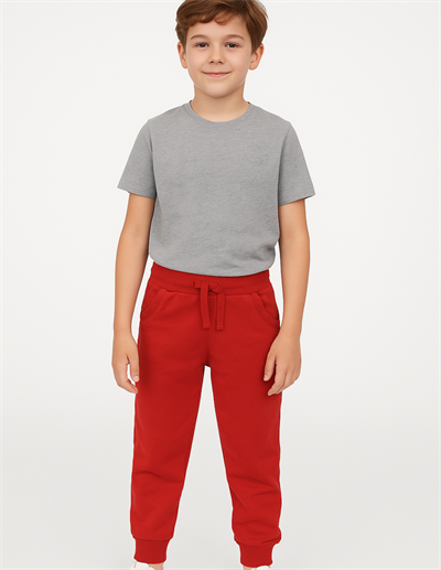 Basic Çocuk Kırmızı Eşofman Altı