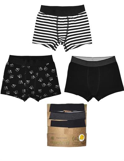 Cinema Erkek Çocuk Siyah Boxer Set 3lü