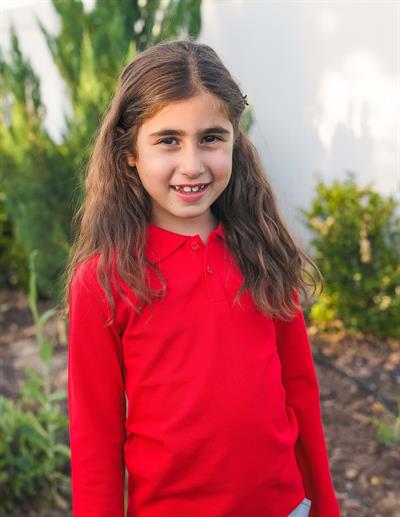 Polo Yaka Basic Kırmızı Uzun Kollu Çocuk T-shirt