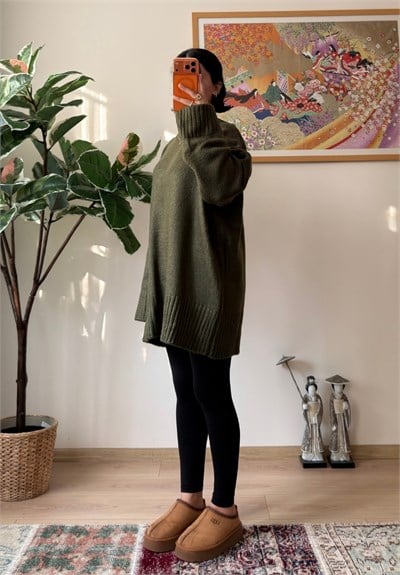 Airi Oversize Vintage Kazak Haki