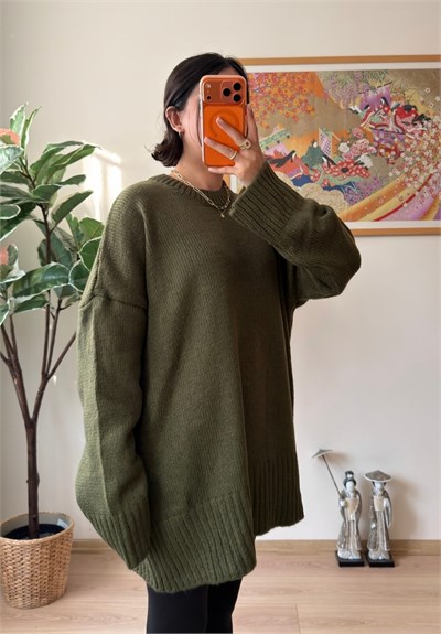Airi Oversize Vintage Kazak Haki