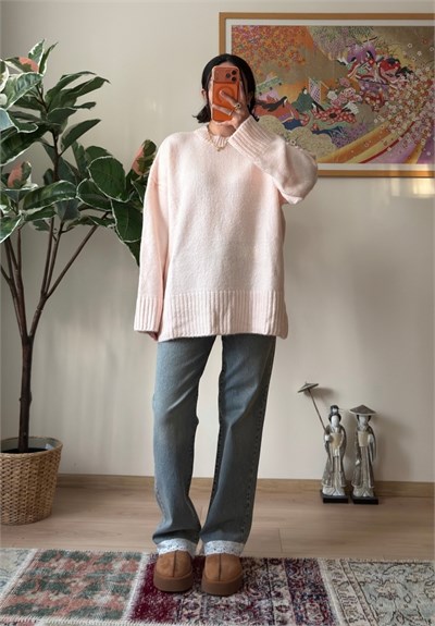Airi Oversize Vintage Kazak Pudra