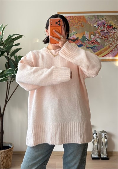 Airi Oversize Vintage Kazak Pudra